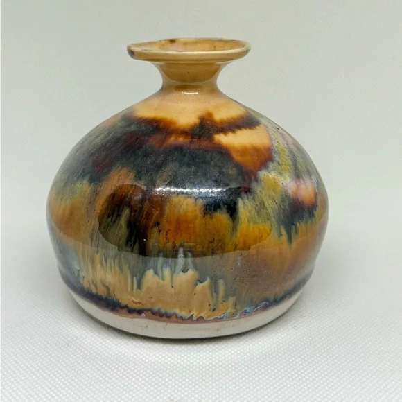 Glazed bud vase decor boho decor - Picture 1 of 7